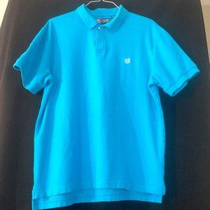 Chaps, XL, Men's Golf Shirt in Turquoise